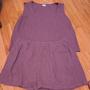 Amazon Women's Purple Sleeveless Top